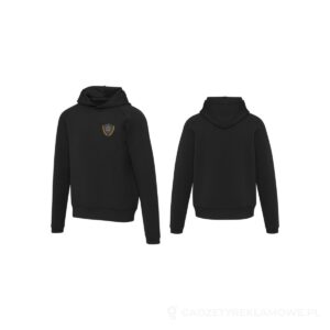Danali sportowa bluza z kapturem typu unisex z dzianiny interlock - czarny, S – zdjęcia produktu