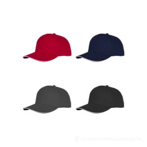 rozowy, 5-panelowa czapka CETO – dostępne kolory