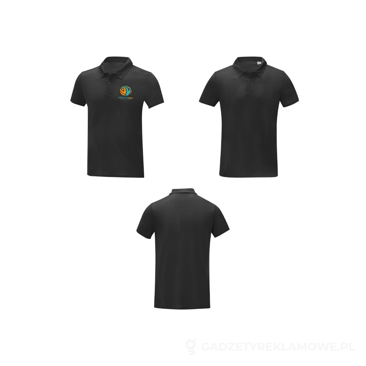 PFC-39094903-wariant-watermark Deimos męska koszulka polo o luźnym kroju - czarny, L – zdjęcia produktu