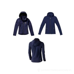 Damska kurtka softshell Langley - niebieski, M – zdjęcia produktu