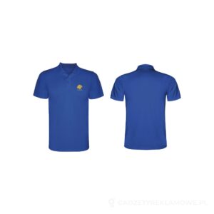 Monzha sportowa koszulka dziecięca polo z krótkim rękawem - niebieski, 8 – zdjęcia produktu