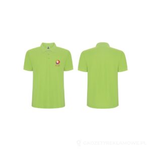 Pegaso Premium dziecięca koszulka polo z krótkim rękawem - zielony, 3/4 – zdjęcia produktu