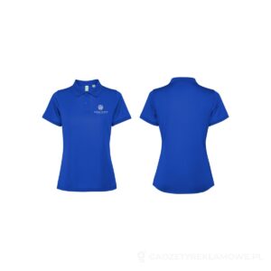 Tormo damskie polo z krótkim rękawem - niebieski, XL – zdjęcia produktu