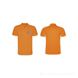 Monzha sportowa koszulka męska polo z krótkim rękawem - pomarańczowy, L – zdjęcia produktu