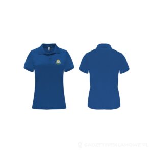 Monzha sportowa koszulka damska polo z krótkim rękawem - niebieski, S – zdjęcia produktu