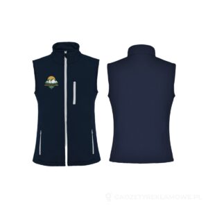 Nevada kamizelka unisex typu softshell - niebieski, L – zdjęcia produktu