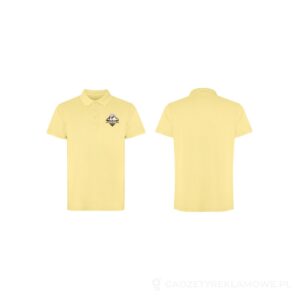 Austral koszulka polo unisex z krótkim rękawem - żółty, L – zdjęcia produktu