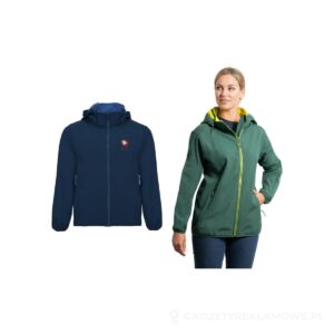 Siberia kurtka unisex typu softshell - niebieski, M – zdjęcia produktu