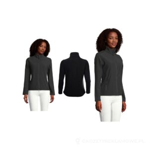 RACE Damskie Softsh. Kurtka RACE WOMEN - czarny, L – zdjęcia produktu