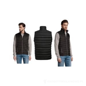 WAVE MEN Bezrękawnik WAVE MEN - czarny, L – zdjęcia produktu