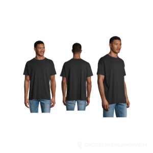 BOXY MEN T-SHIRT OVERSIZE BOXY MEN - czarny, L – zdjęcia produktu