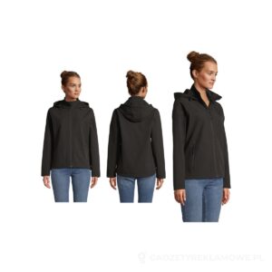 RACE WOMEN Kurtka z kapturem RACE HOODED WOMEN - czarny, S – zdjęcia produktu