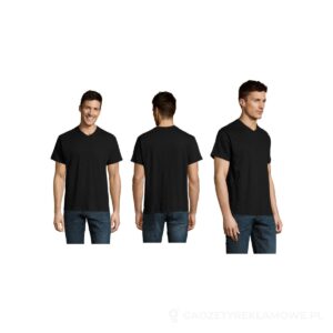 VICTORY Męski T-SHIRT 150g VICTORY - czarny, L – zdjęcia produktu