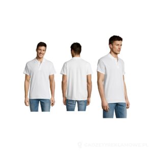 SUMMER II MEN polo 170g SUMMER II - biały, L – zdjęcia produktu