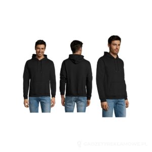 Bluza z kapturem SNAKE SNAKE - czarny, M – zdjęcia produktu