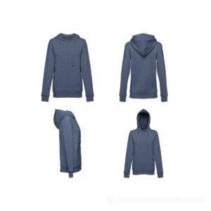 THC AMSTERDAM WOMEN II. Bluza damska z bawełny i poliestru - niebieski, S – zdjęcia produktu