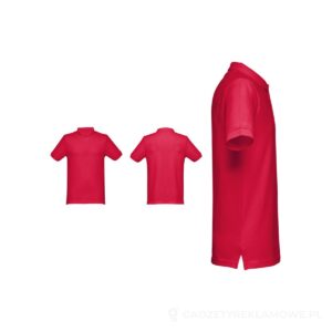 THC MONACO II. Męski polo t-shirt - czerwony, L – zdjęcia produktu