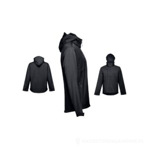 THC ZAGREB. Męska kurtka softshell z poliestru i elastanu - czarny, L – zdjęcia produktu