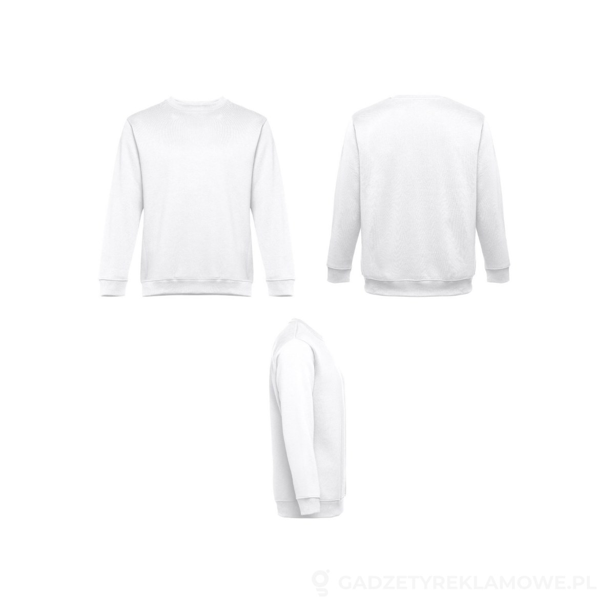 STR-30202-106-M-wariant-watermark THC DELTA WH. Uniwersalna bluza - biały, M – zdjęcia produktu