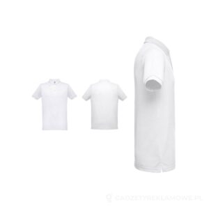 THC BERLIN WH 3XL. Męski polo t-shirt - biały, 3XL – zdjęcia produktu