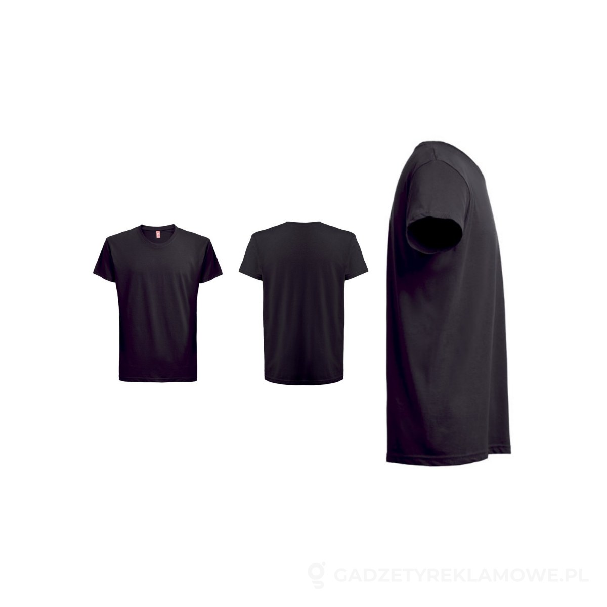 STR-30269-103-XXS-wariant-watermark THC FAIR SMALL. 100% bawełniany t-shirt - czarny, XXS – zdjęcia produktu