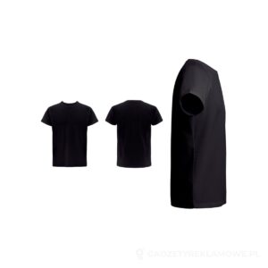 THC MOVE. T-shirt techniczny z krótkim rękawem wykonany z poliestru - czarny, M – zdjęcia produktu
