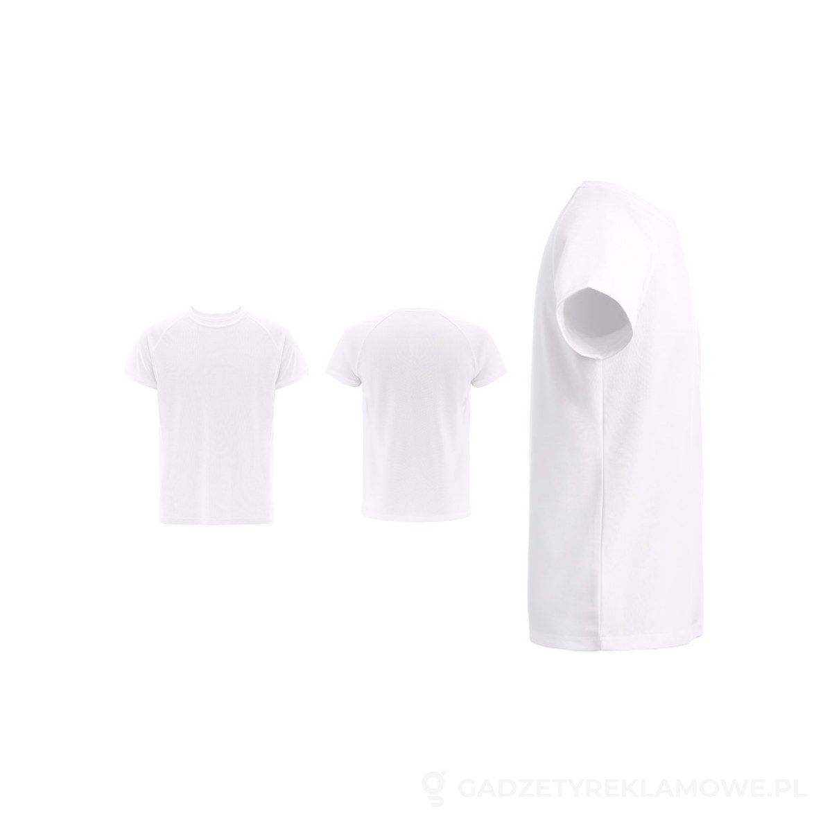 STR-30274-106-L-wariant-watermark THC MOVE WH. Techniczna koszulka z krótkim rękawem - biały, L – zdjęcia produktu