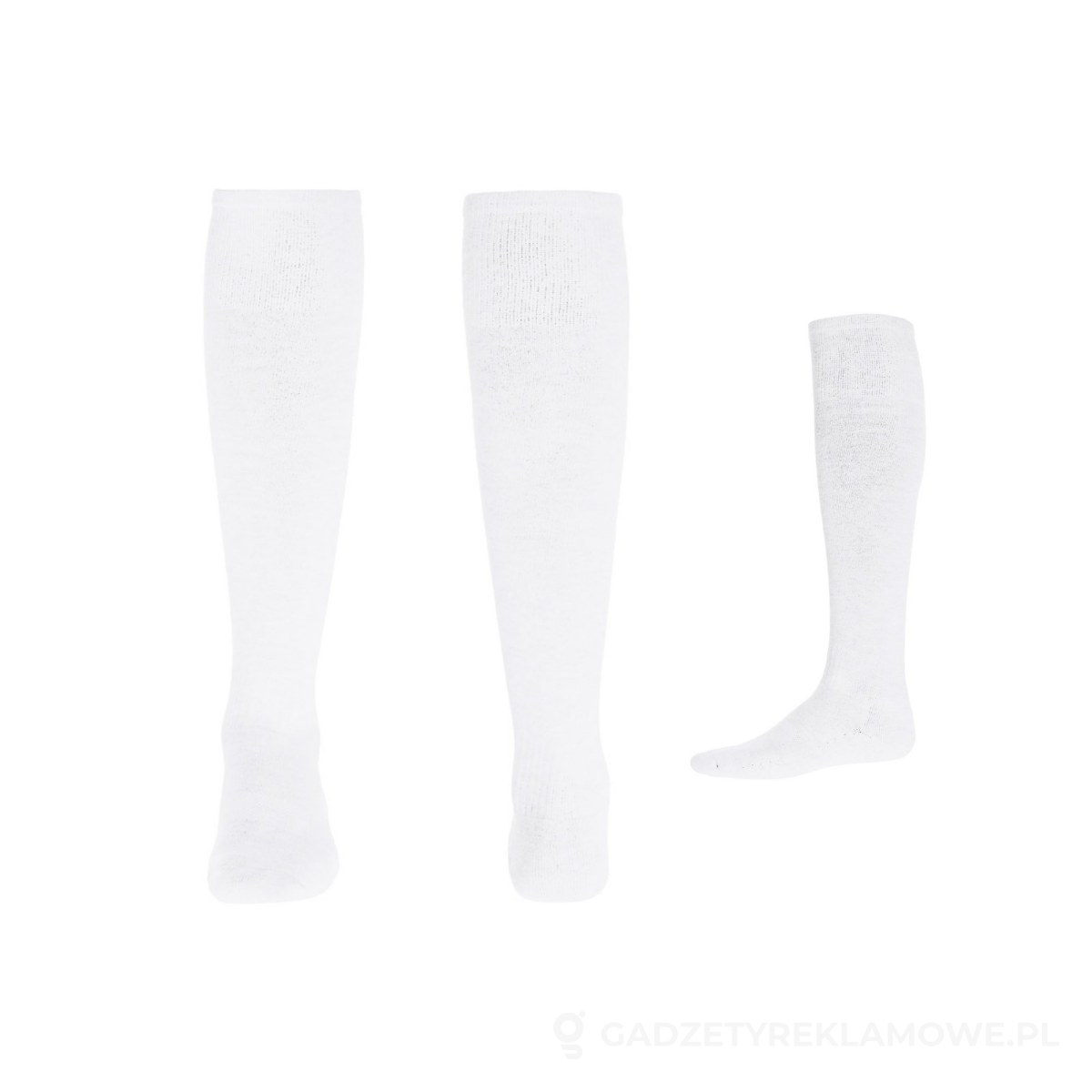 STR-30304-106-36-wariant-watermark THC RUN WH. Skarpety sportowe do połowy łydki - biały – zdjęcia produktu