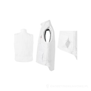 VL MEFITIS. Wyściełana kurtka (265 g/m²) z poliestru (100%) - biały, S – zdjęcia produktu