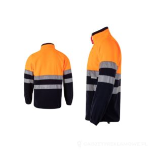 VL EROS. Dwukolorowa kurtka polarowa (280 g/m²), poliester (100%) – zdjęcia produktu