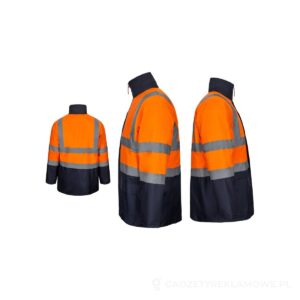 VL JUNO. Dwukolorowa kurtka 4 w 1 (180 g/m²) z poliestru (100%) z powłoką PU – zdjęcia produktu