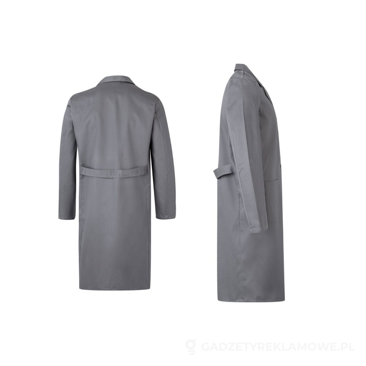 STR-36133-113-52-wariant-watermark VL DANU. Bluza z długim rękawem (175 g/m²), z bawełny twill (35%) i poliestru (65%) - szary, 52 – zdjęcia produktu