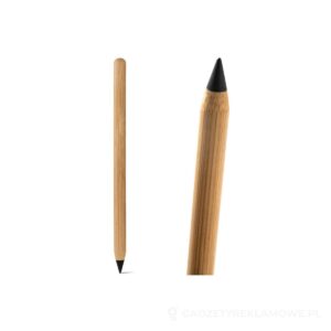 INFINITY. Długopis bezatramentowy w kolorze bambusowym z końcówką ze grafitem - naturalny – zdjęcia produktu