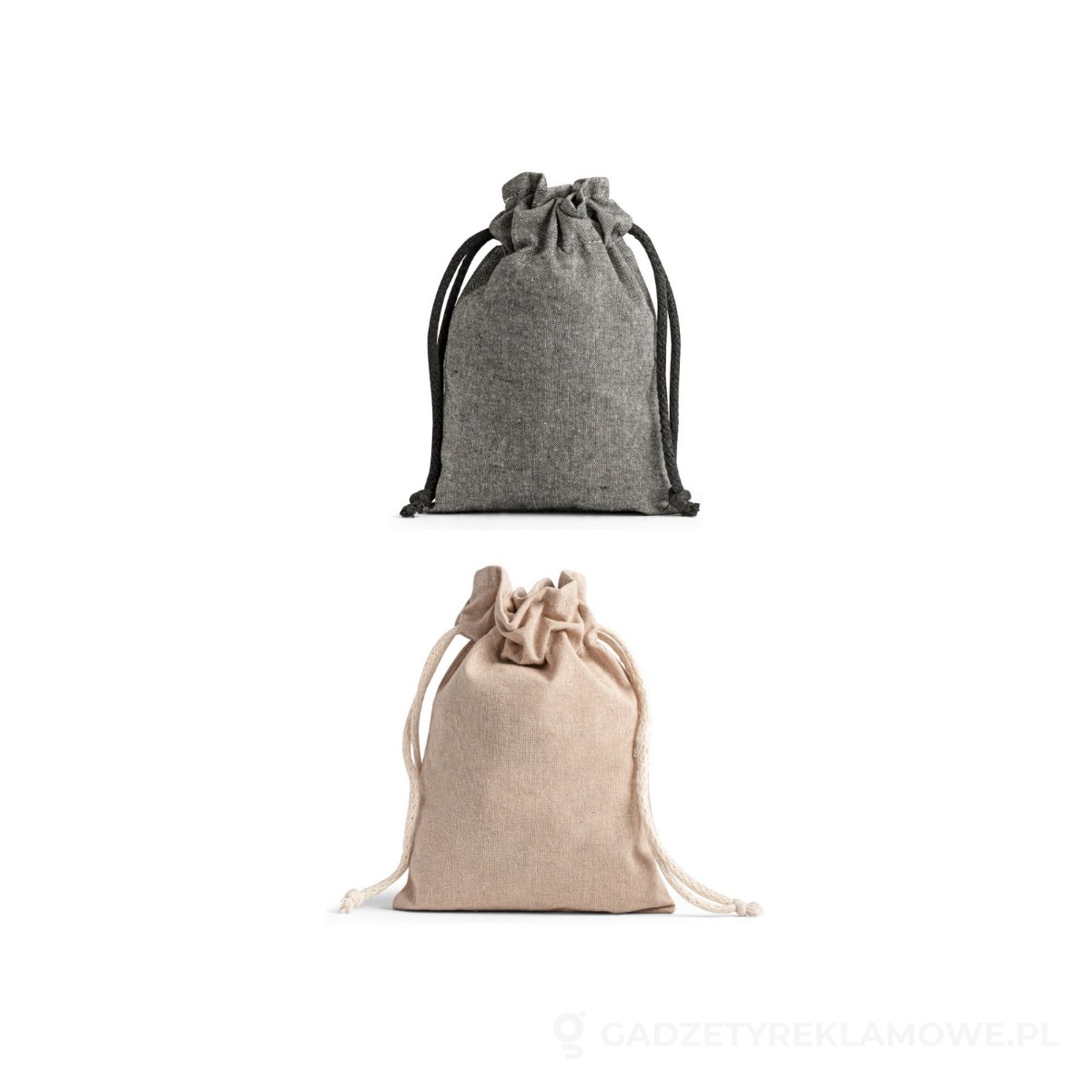 STR-92076-kolorow-watermark GIBRALTAR. Torebka prezentowa z bawełny z recyklingu (70%), poliestru (30% rPET) (140 g/m²) – dostępne kolory