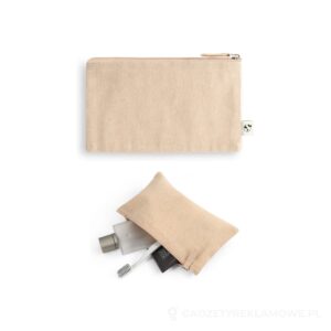 MILLIE. Etui wielofunkcyjna bawełnę pochodzącą (70% rPET) z poliester z recyklingu (30%) (140 g/m²) - naturalny – zdjęcia produktu