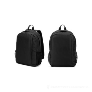 LIVERPOOL. Plecak na laptopa 15" z poliestru 300D z recyklingu - czarny – zdjęcia produktu