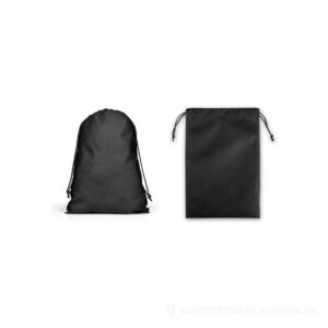 GIFT BAG L. Duża torba z włókniny zgrzewana termicznie (60 g/m²) - czarny – zdjęcia produktu