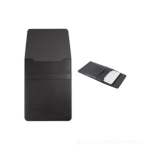 VENTURE NOTEBOOK. Etui z PU na notebooki do 14" - czarny – zdjęcia produktu