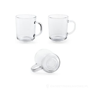 SOFFY. Szklany kubek 230 mL - przezroczysty – zdjęcia produktu