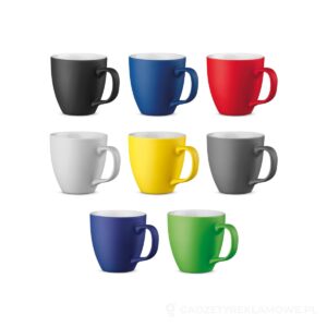 PANTHONY MAT. Porcelanowy kubek z hydroglazurą o pojemności 450 ml – dostępne kolory