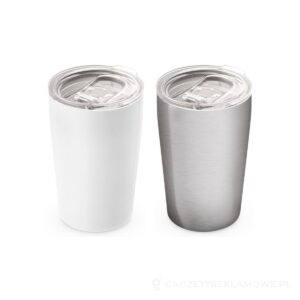 SLIDER. Kubek podróżny ze stali nierdzewnej 380 ml – dostępne kolory