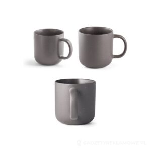 COFFEE CONSTELLATION. Ceramiczny kubek do kawy o pojemności 90 ml - ciemnoszary – zdjęcia produktu