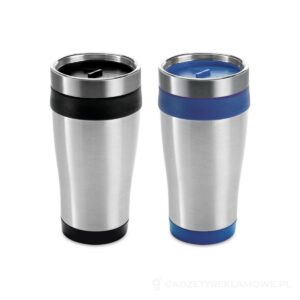 BATUM. Kubek podróżny 420 ml ze stali nierdzewnej i PP – dostępne kolory