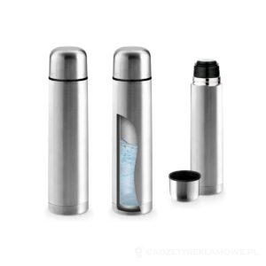 LITER. Termos ze stali nierdzewnej 1000 ml - srebrny – zdjęcia produktu