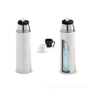 SAFE. Termos ze stali nierdzewnej i PP 490 ml - biały – zdjęcia produktu