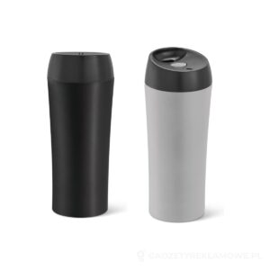 MONARDA. Kubek podróżny 470 ml ze stali nierdzewnej i PP – dostępne kolory