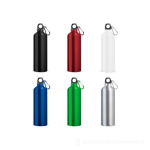 LANDSCAPE L. Aluminiowa butelka sportowa z karabińczykiem 800 ml – dostępne kolory