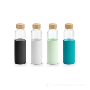 DAKAR. Bamboo and borosilicate glass bottle 600 mL – dostępne kolory
