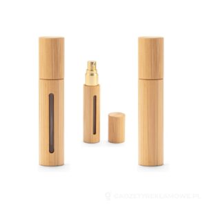 REESE. Atomizer do perfum z możliwością napełniania z naturalną bambusową obudową - naturalny – zdjęcia produktu