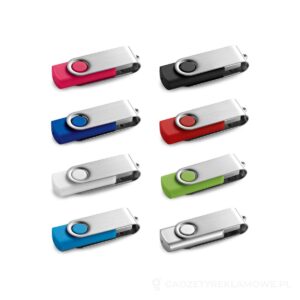 CLAUDIUS 4GB. Pamięć flash USB 4 GB z metalowym klipsem – dostępne kolory